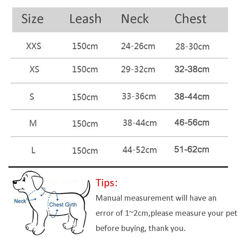 Dog Harness Leash Set for Small Dogs Adjustable Puppy Cat Harness Vest French Bulldog Chihuahua Pug Outdoor Walking Lead Leash